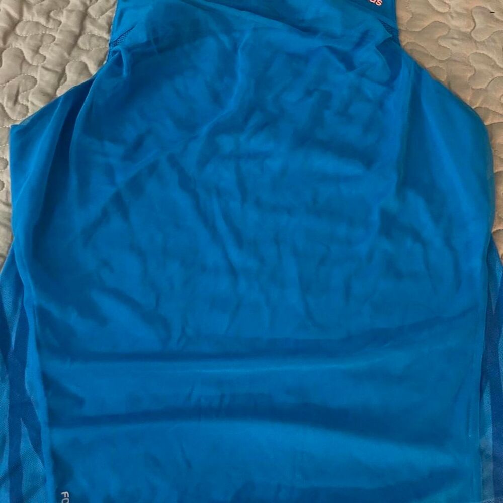 Adidas Women's active tank top Blue (L)